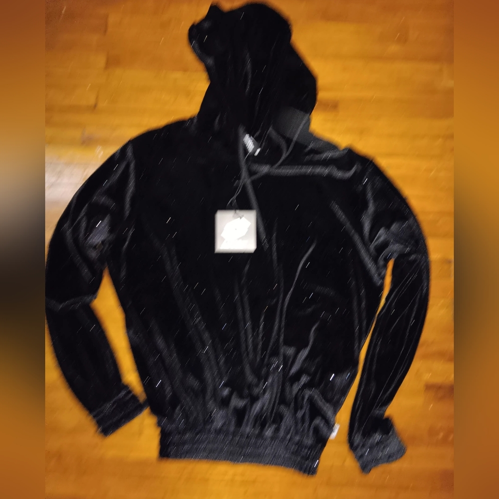 Designer lotto velour hoodie